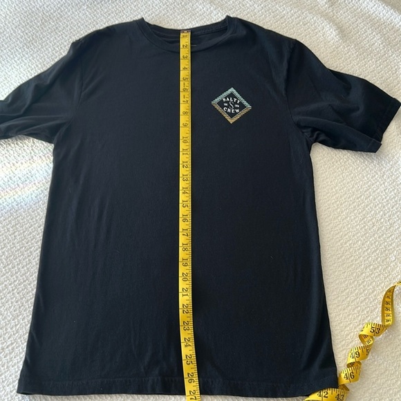 Salty Crew Boys Faded Premium Short Sleeve Tee, Black, XL - Picture 6 of 7